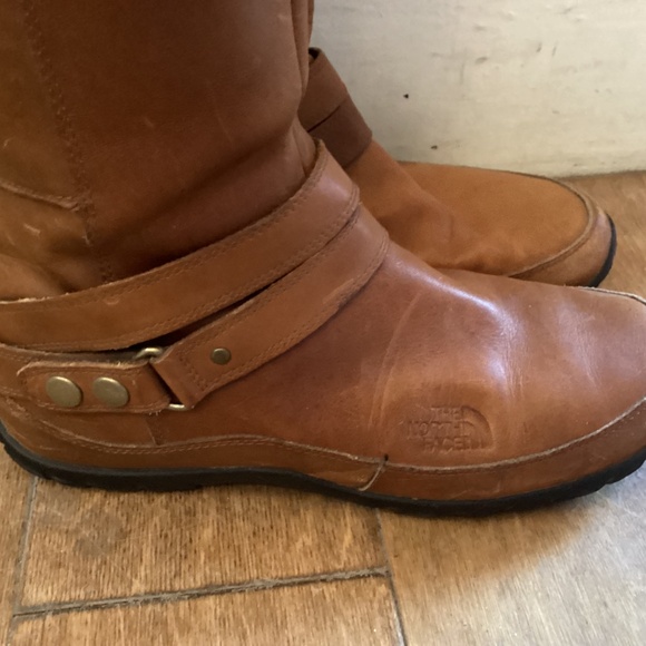 NORTH FACE leather boots size 8.5 - Picture 2 of 6